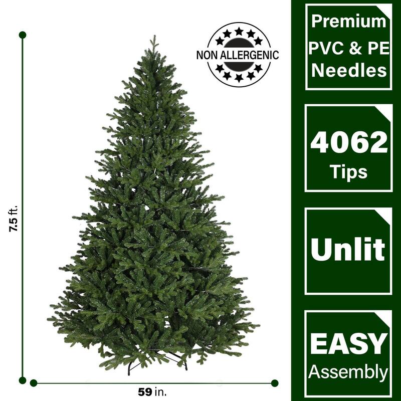 Fraser Hill Farm 7.5-Ft. Oregon Pine Christmas Tree