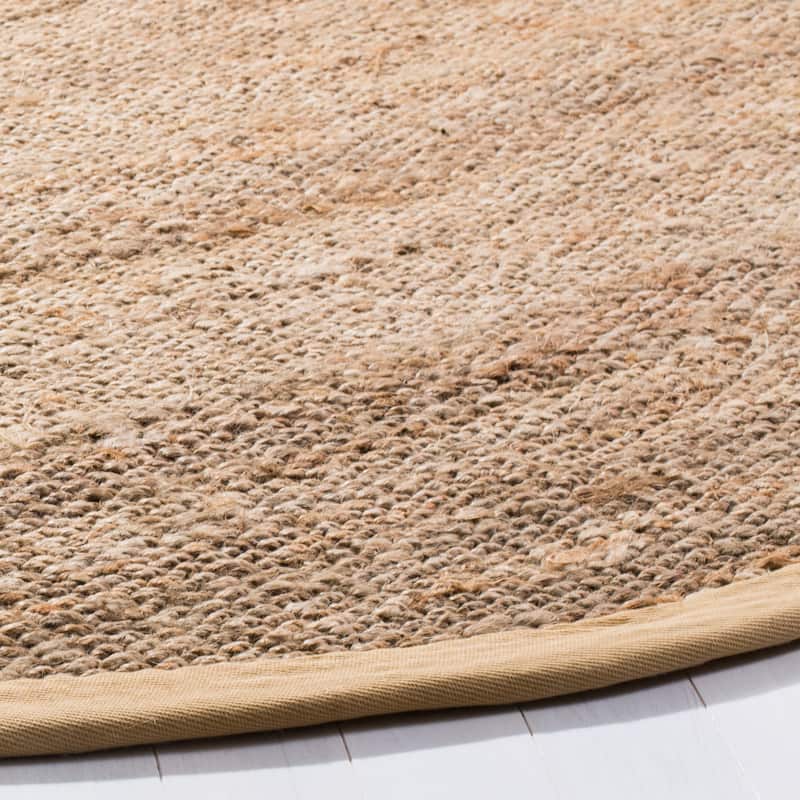 SAFAVIEH, Handmade Natural Fiber Valery Casual Solid Jute Rug
