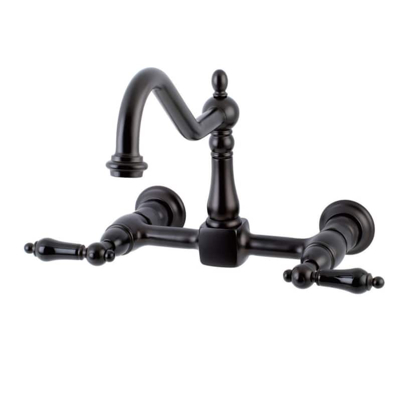 Kingston Brass Duchess 1.8 GPM Wall Mounted Bridge Kitchen Faucet