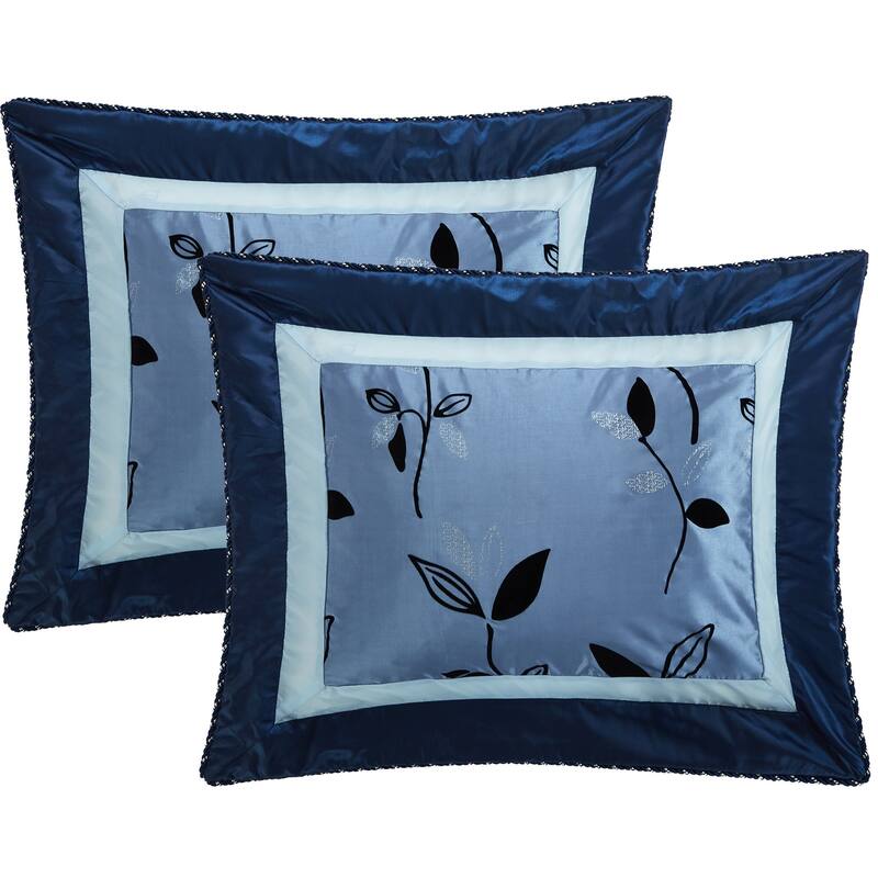 Grand Avenue Pandora Leaf Pattern Corded 6-Piece Comforter Set