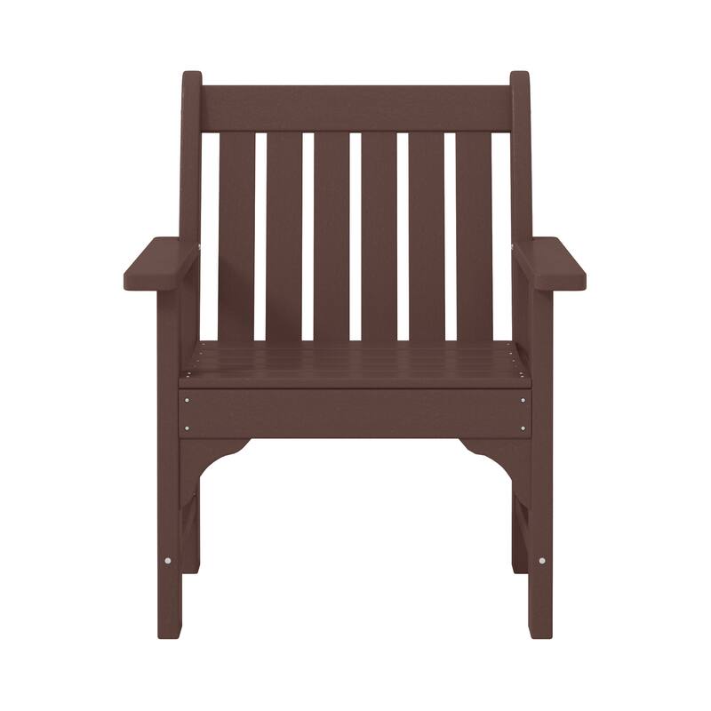 Laguna Outdoor Dining Poly Garden Arm Chair (Set of 2)
