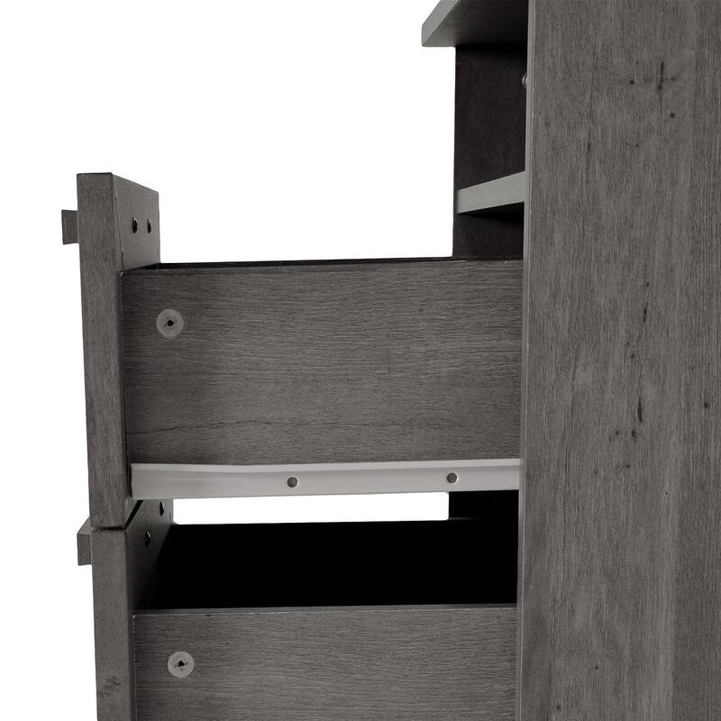 15.80" W Modern 2 Drawer Nightstand by Christopher Knight Home