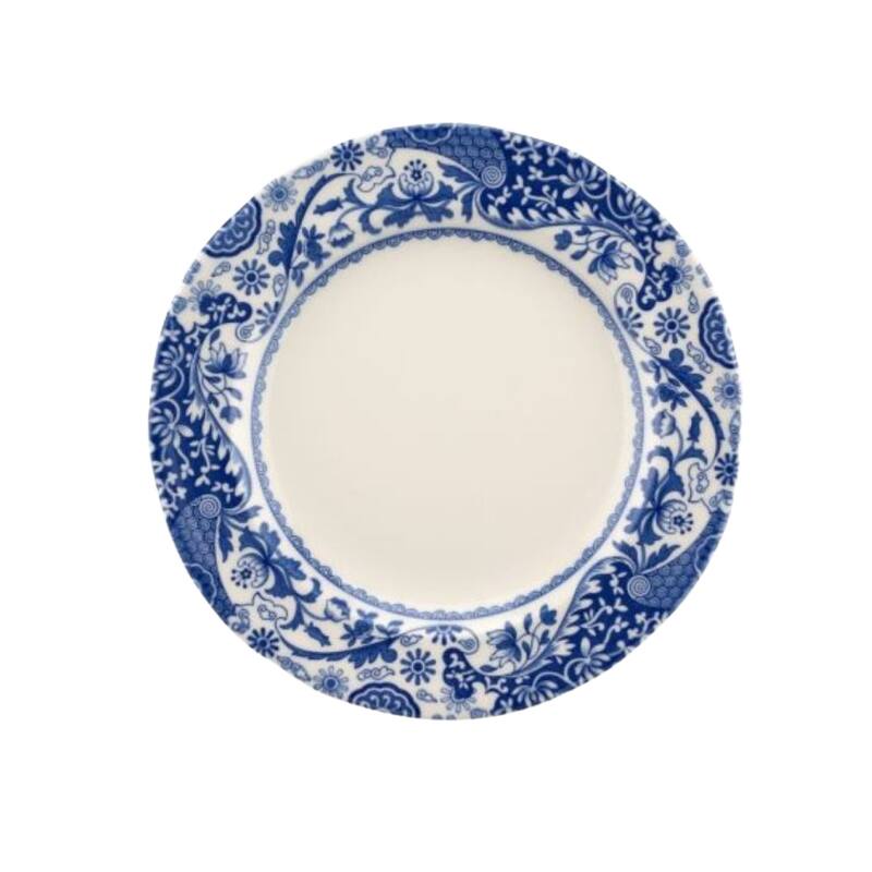 Spode Blue Italian Brocato Plate - 8 Inch