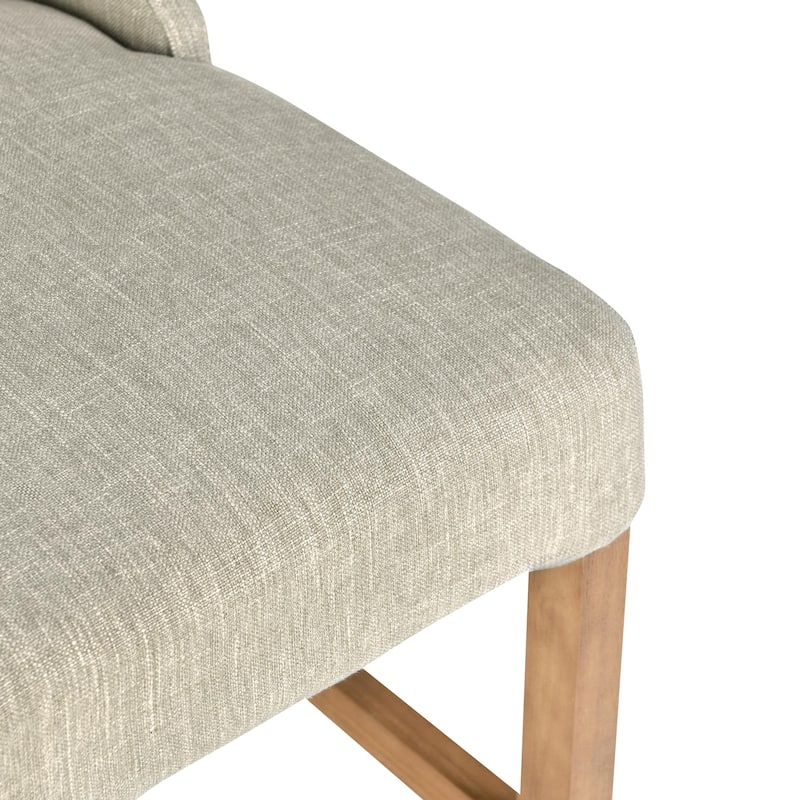 The Gray Barn Flying Hawk Tufted Upholstered 24-inch Counter Stool