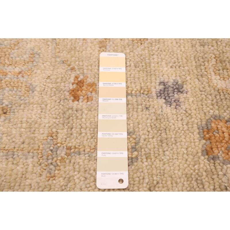 ECARPETGALLERY Hand-knotted Jules Serapi Light Olive Green Wool Rug - 7'11 x 9'11