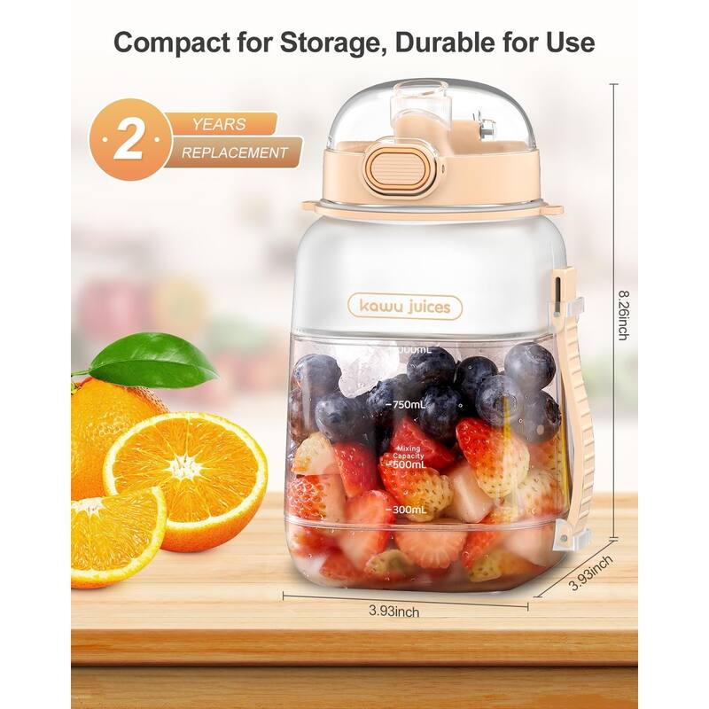 Portable USB-C Blender - Leakproof, BPA-Free, with Strap