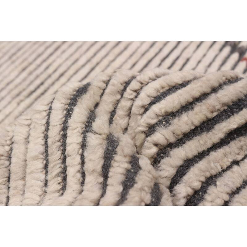 ECARPETGALLERY Hand-knotted Tangier Beige Wool Rug - 10'0 x 13'9