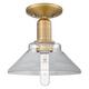 Option Brushed Brass / Clear