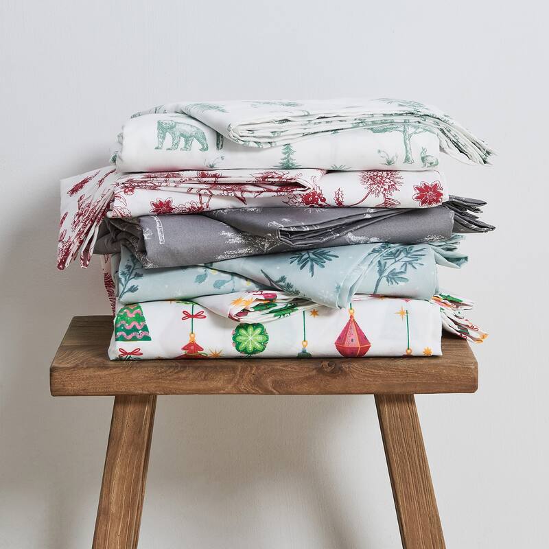 Lodge Printed Ultra-Smooth Microfiber Bed Sheet Set by Great Bay Home