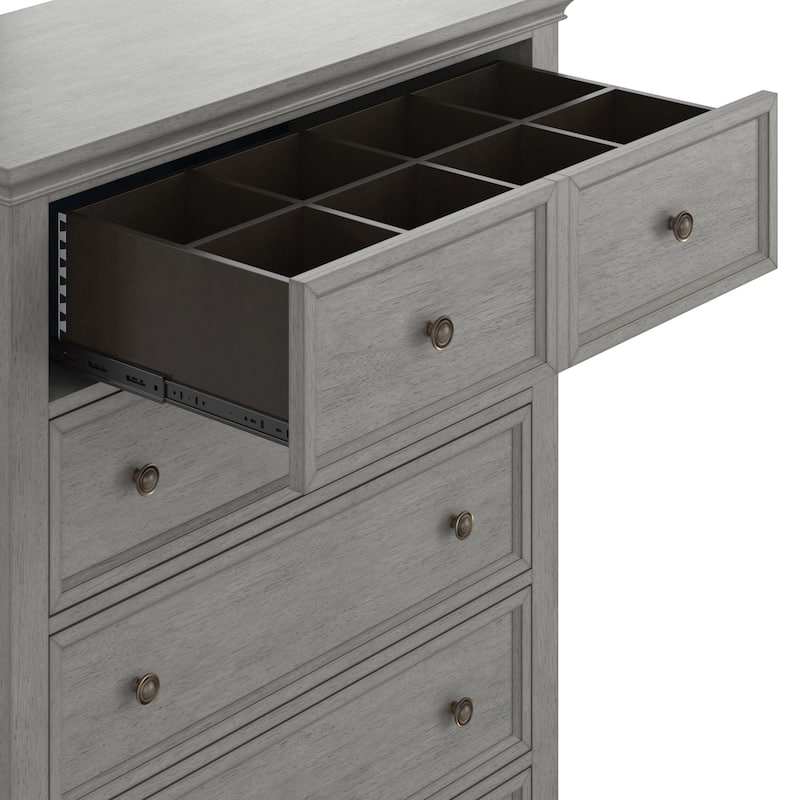 Ediline 5-Drawer Wood Modular Storage Chest by iNSPIRE Q Classic