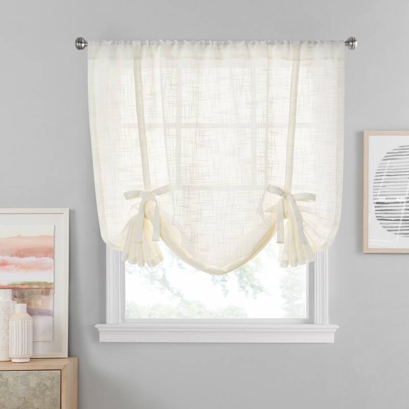 Vue Window Solutions Bayside Tie Up Shade - Ivory