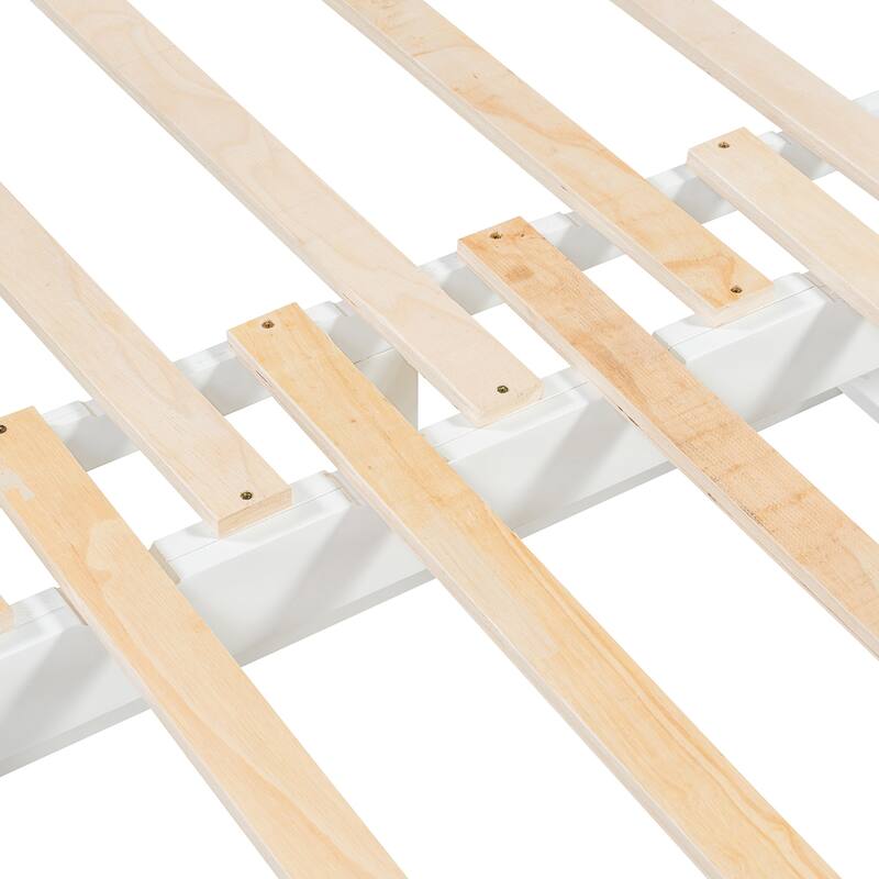 Roomfitters Twin Extending Daybed with Trundle and 2 Storage Drawers, Expands to King Size