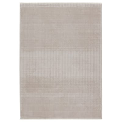 Arion Solid Taupe/ Light Gray Area Rug
