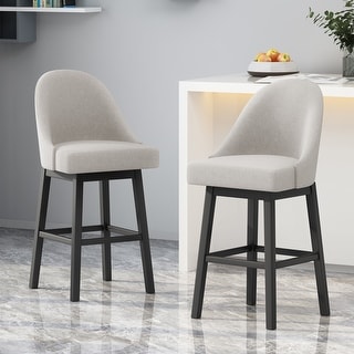 Boyd Swivel Bar Stool (Set of 2) by Christopher Knight Home