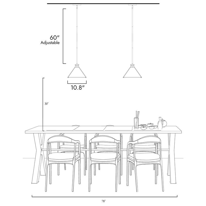 Modern Classic 1-light Black Gold Large Pendant Light Bowl-shaped Conical Shade Kitchen Island Light for Dining Room