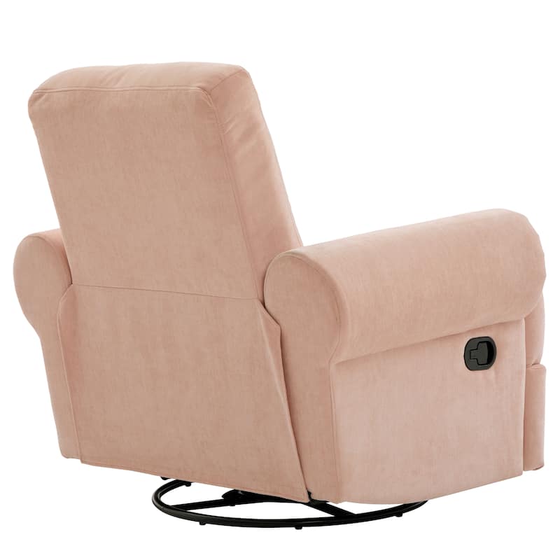 Christopher Knight Home - Thorne Chenille Swivel Recliner Rocker Chair with Adjustable Backrest