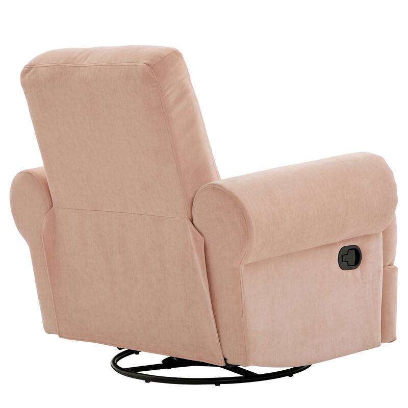 Manual Recliner Sofa Swivel Recliner Rocker Chair with Adjustable Backrest for Living Room, Bedroom, or Nursery
