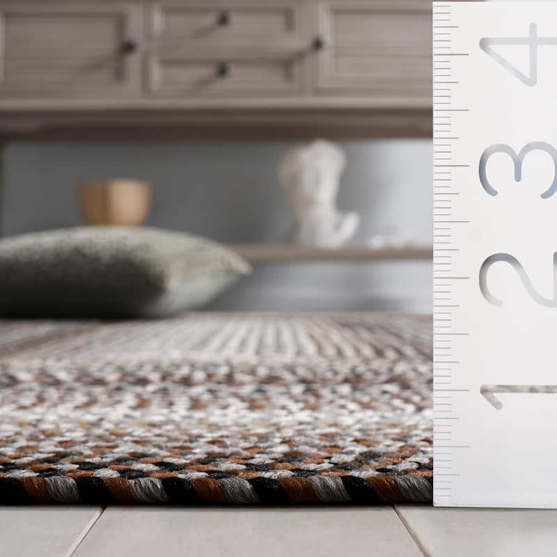 SAFAVIEH Handmade Braided Jo Machine Washable Country Casual Rug