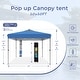 preview thumbnail 9 of 40, 10' x 10' Pop Up Outdoor Canopy Tent Commercial Instant Reinforce Canopies with Wheel Carry Bag & Storage Pocket - 10x10'