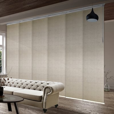 InStyleDesign Garland 6-Panel Single Rail Panel Track Extendable 70"-130"W x 94"H, Panel width 23.5"