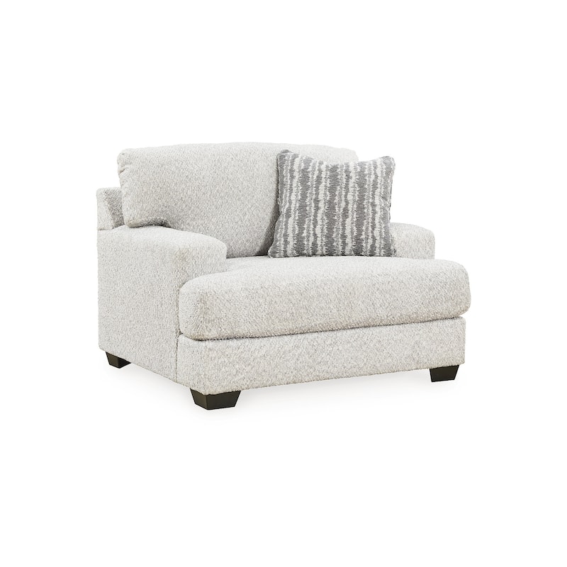 Signature Design by Ashley Brebryan White Oversized Chair - 49"W x 45"D x 39"H