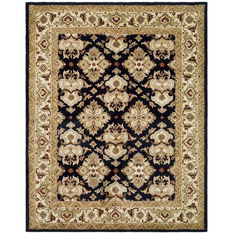 SAFAVIEH Handmade Heritage Ogee Dot Traditional Oriental Wool Rug