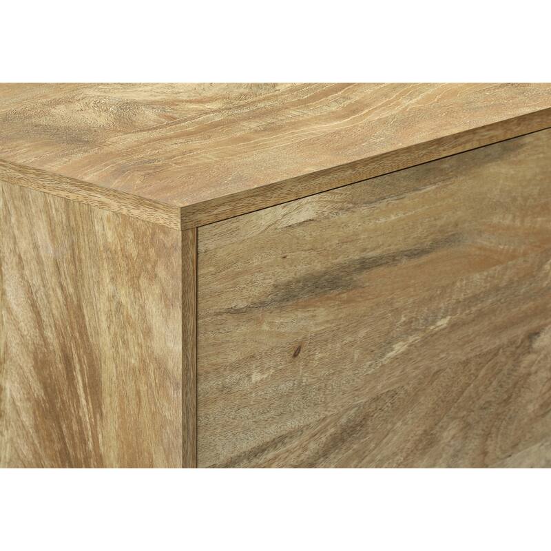Tv Stand, 72 Inch, Console, Media Entertainment Center, Storage Drawers, Storage Cabinet, Brown Laminate, Transitional
