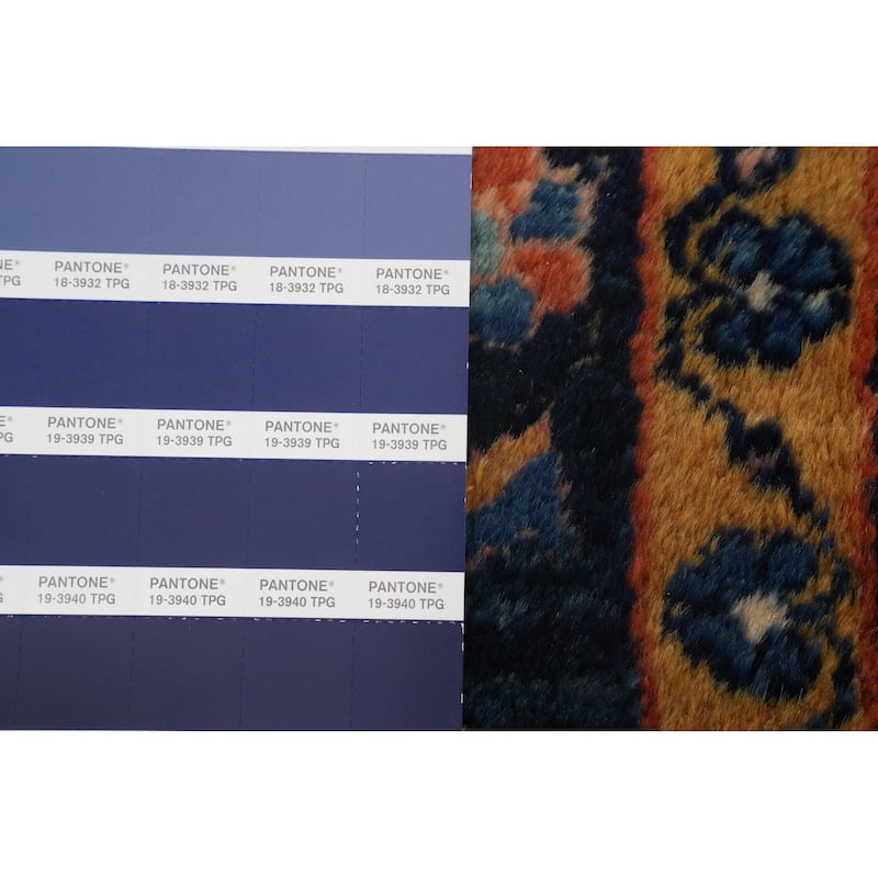 Hand Knotted Oriental 100% Wool Carpet Traditional Floral Coral Lilian Area Rug - 4' 8'' X 3' 5''