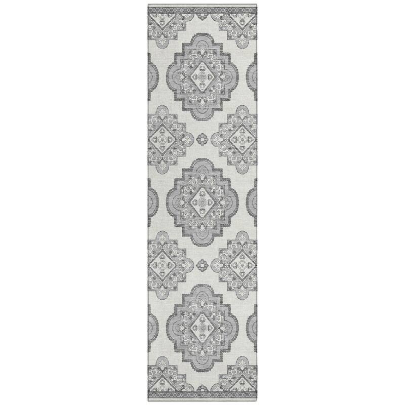 Machine Washable Indoor/ Outdoor Chantille Moroccan Boho Rug
