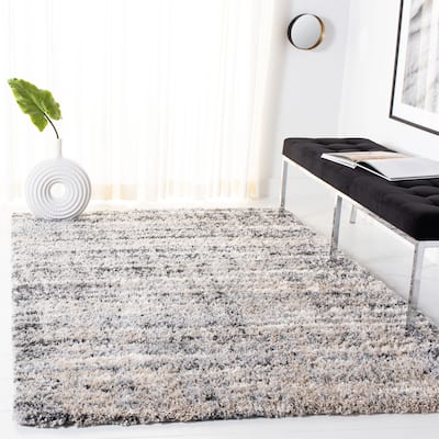 SAFAVIEH Fontana Shag Geanina Modern Abstract 2-inch Thick Rug