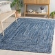 preview thumbnail 108 of 118, SAFAVIEH Georgine Handmade Braided Bohemian Cotton Rug 4' x 6' - Denim/Blue - Rectangle
