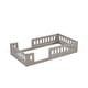 preview thumbnail 19 of 24, Wood Twin Size Platform Bed with Guardrails, No Slats Kids Floor Bed Frame