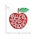 preview thumbnail 7 of 5, Back to School Apple Wall Decals