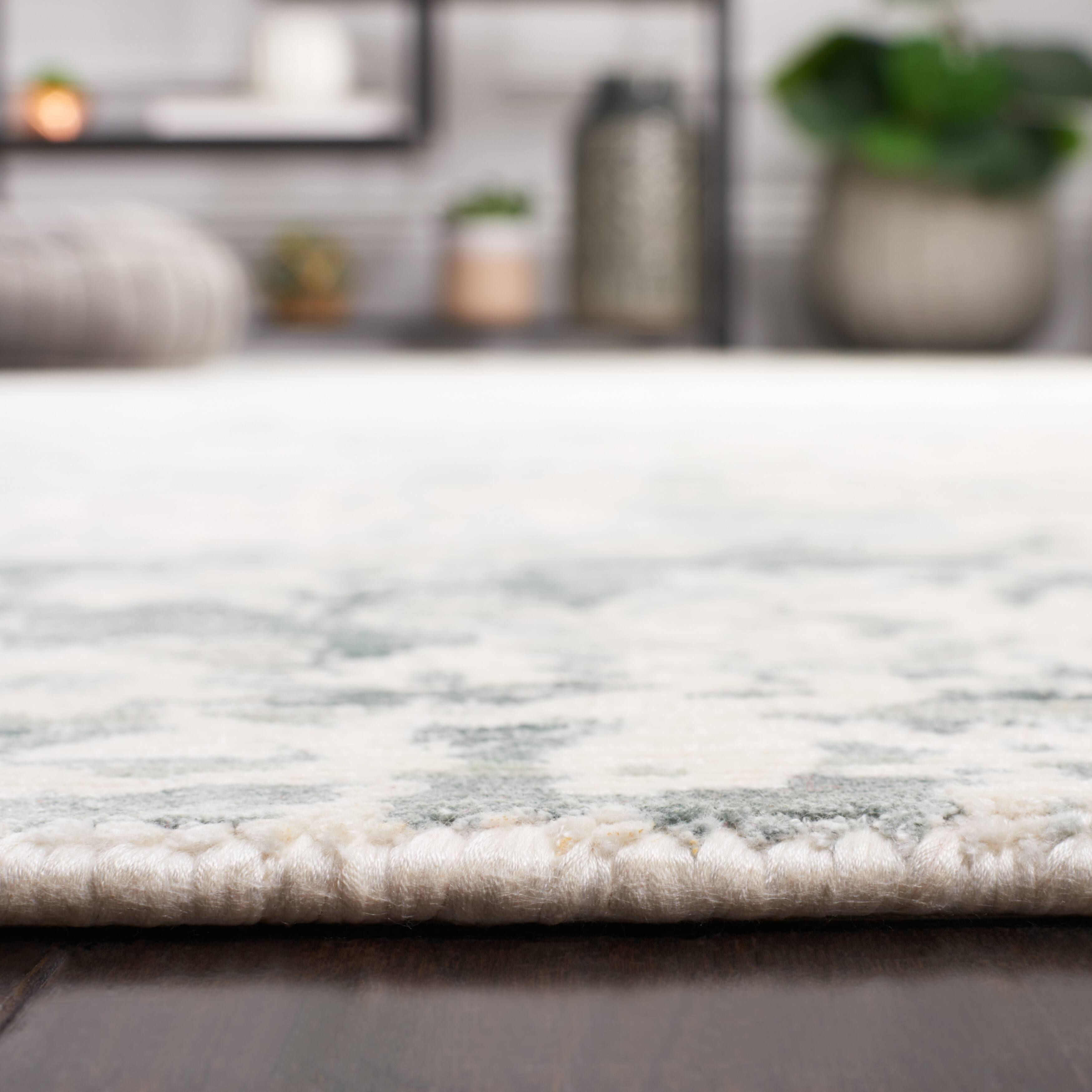 SAFAVIEH Handmade Mirage Remkea Modern Abstract Viscose Rug On Sale