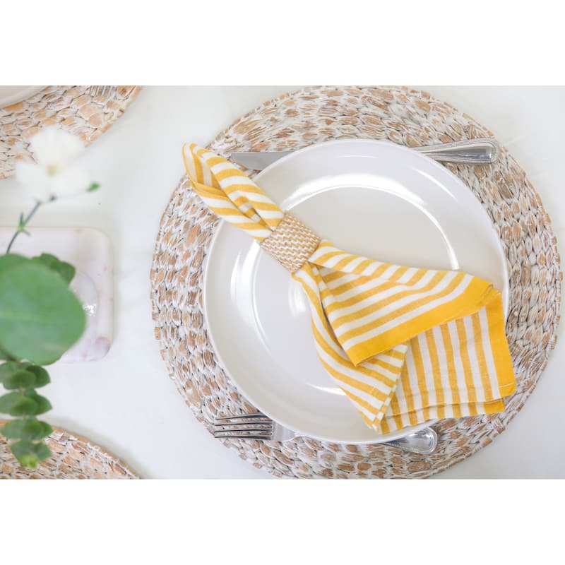 Caravan Ticking Stripe Napkins - Set of 4