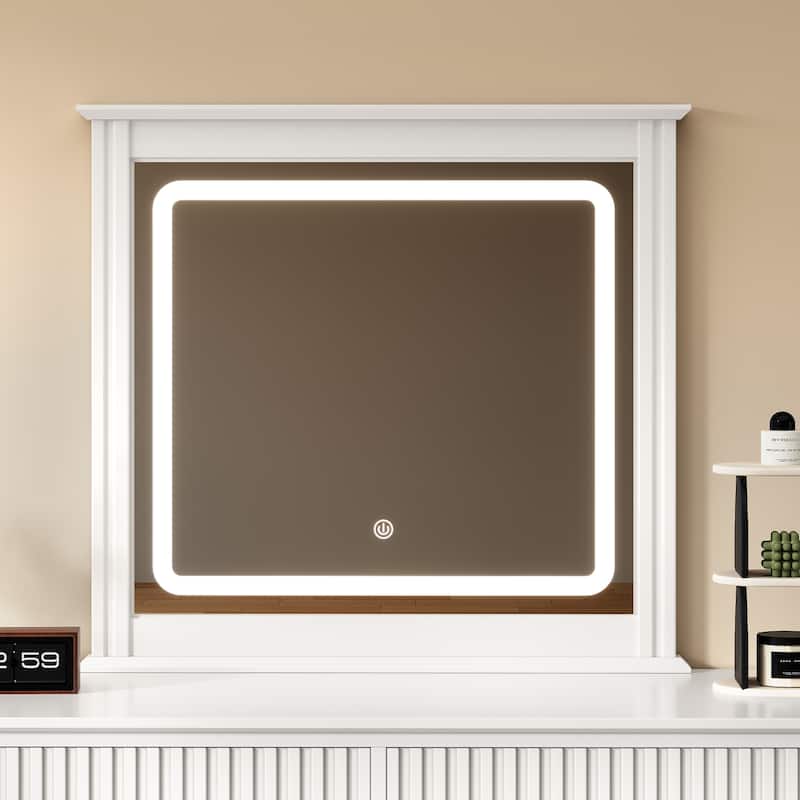 Smart LED Vanity Mirror with 3-Color Light