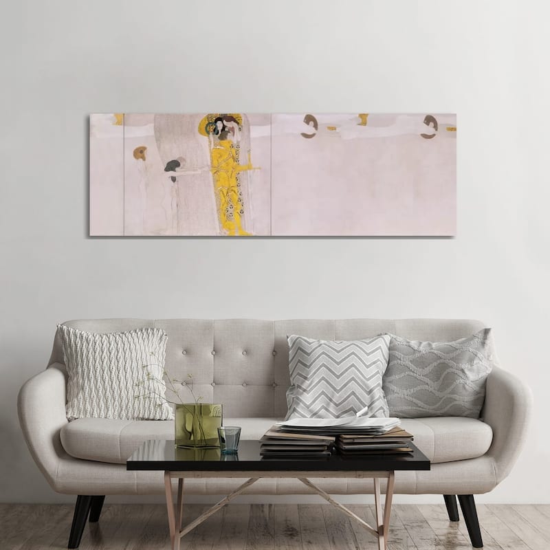 iCanvas "The Beethoven Frieze (The Hostile Forces)" by Gustav Klimt Canvas Print