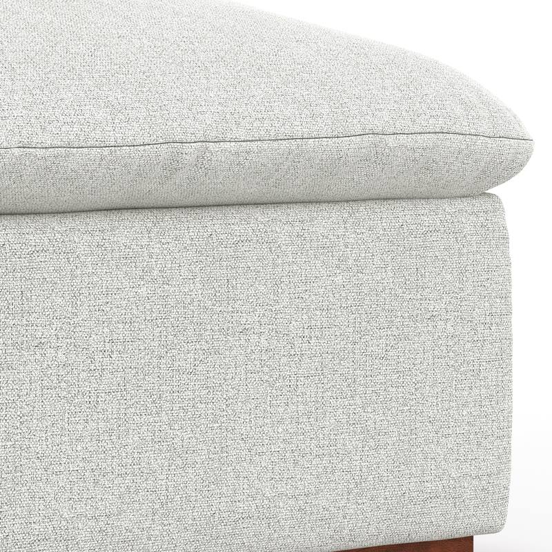 WYNDENHALL Marlee Ottoman in Velvety Chenille Performance Fabric