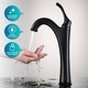 preview thumbnail 29 of 32, Kraus 3-in-1 Set White Round Ceramic Vessel Sink Arlo Faucet w/ Drain
