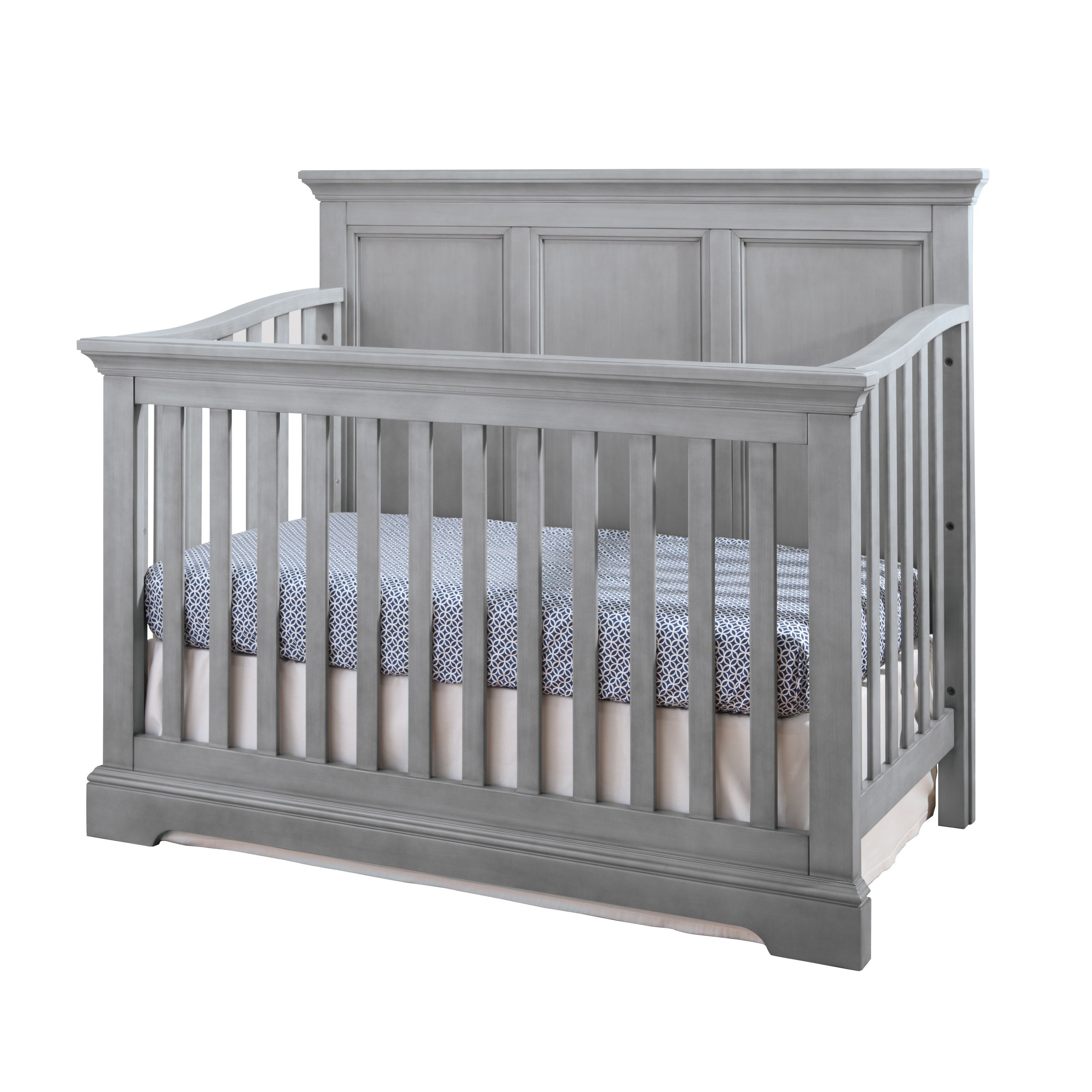 Hanley 56" Wide Convertible Crib, Cloud