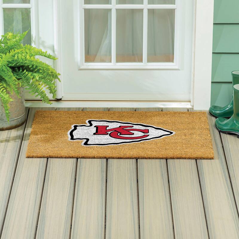 Kansas City Chiefs Full Color Indoor/Outdoor Coir Mat
