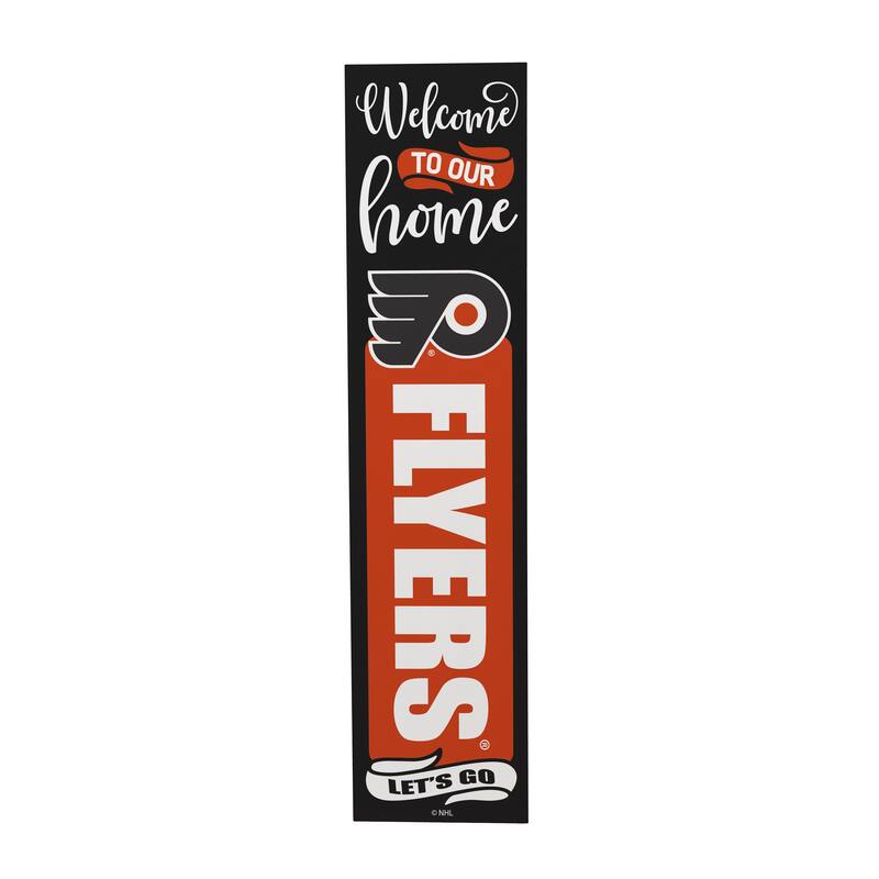 47" Double Sided Seasonal Porch Leaner, Philadelphia Flyers - 47" x 11.25"