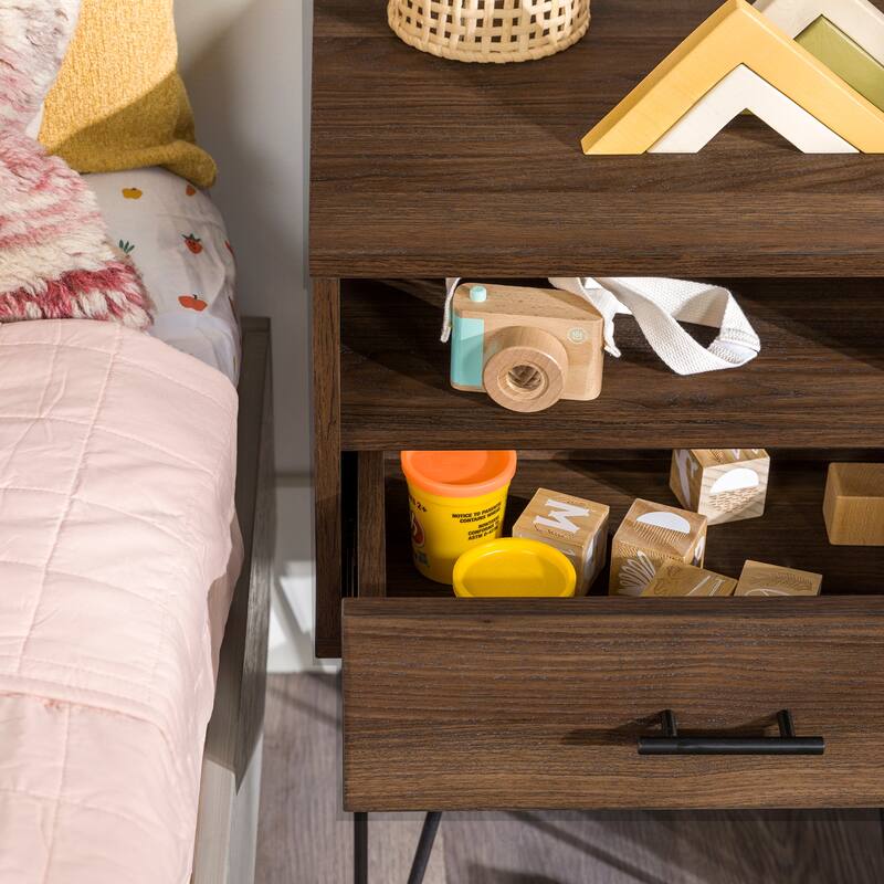 Middlebrook 18-inch 1-drawer Hairpin Nightstand