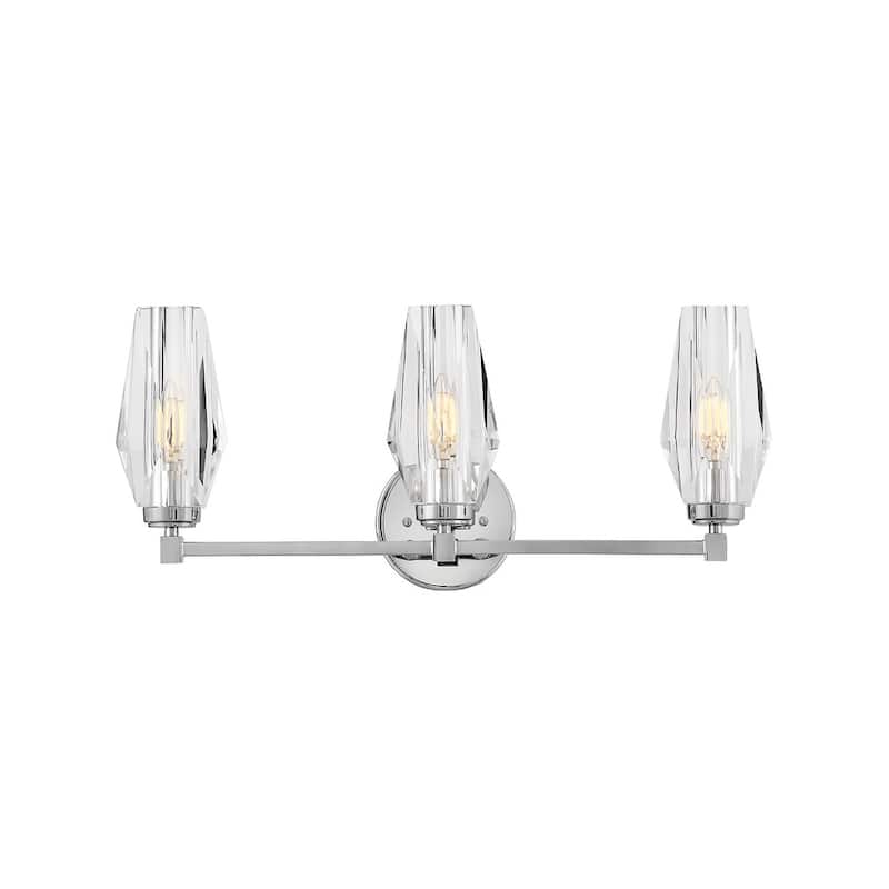 Hinkley Lighting Ana 3 Light 24" Wide Bathroom Vanity Light with - Polished Nickel