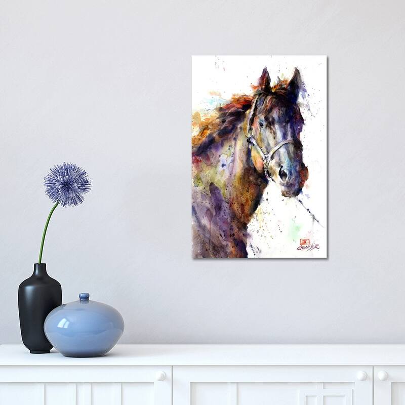 iCanvas "Horse III" by Dean Crouser Canvas Print - 18x12x1.5
