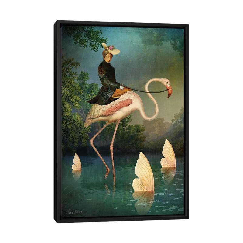 iCanvas "Le Passage, Catrin Welz-Stein" by Catrin Welz-Stein Framed Canvas Print - Black - 40x26