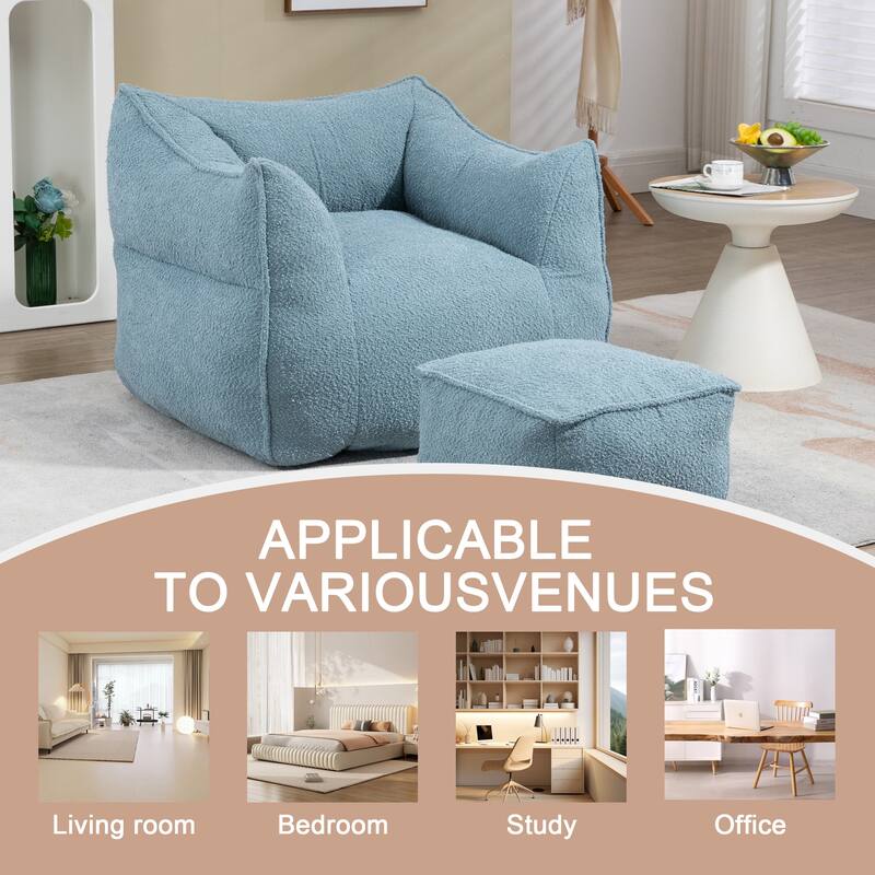 Adult and children's bean bag sofa, indoor and outdoor