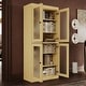 preview thumbnail 31 of 200, 100% Solid Wood 6-Shelf Bookcase with Optional Doors by Palace Imports