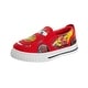 preview thumbnail 1 of 3, Disney Pixar Cars Lightning McQueen Slip On Canvas Sneakers (Toddler/Little Kids) Red - 11