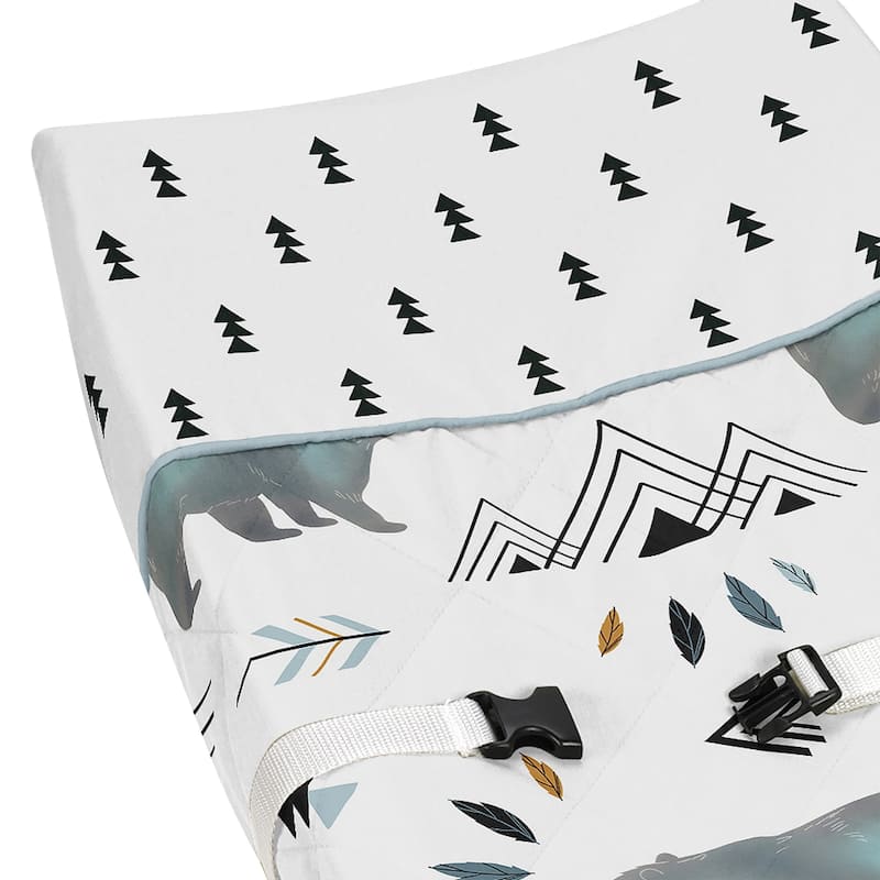 Sweet Jojo Designs Changing Pad Cover for the Bear Mountain Collection
